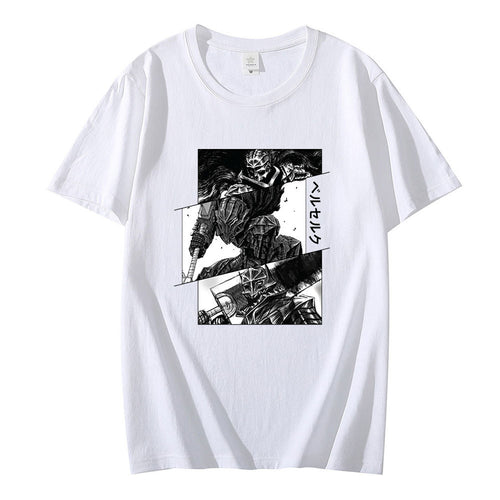 Berserk Guts T Shirt for Men Manga Swordsman